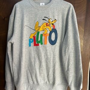 Gray Pluto Graphic Sweater